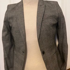 Banana Republic plaid blazer